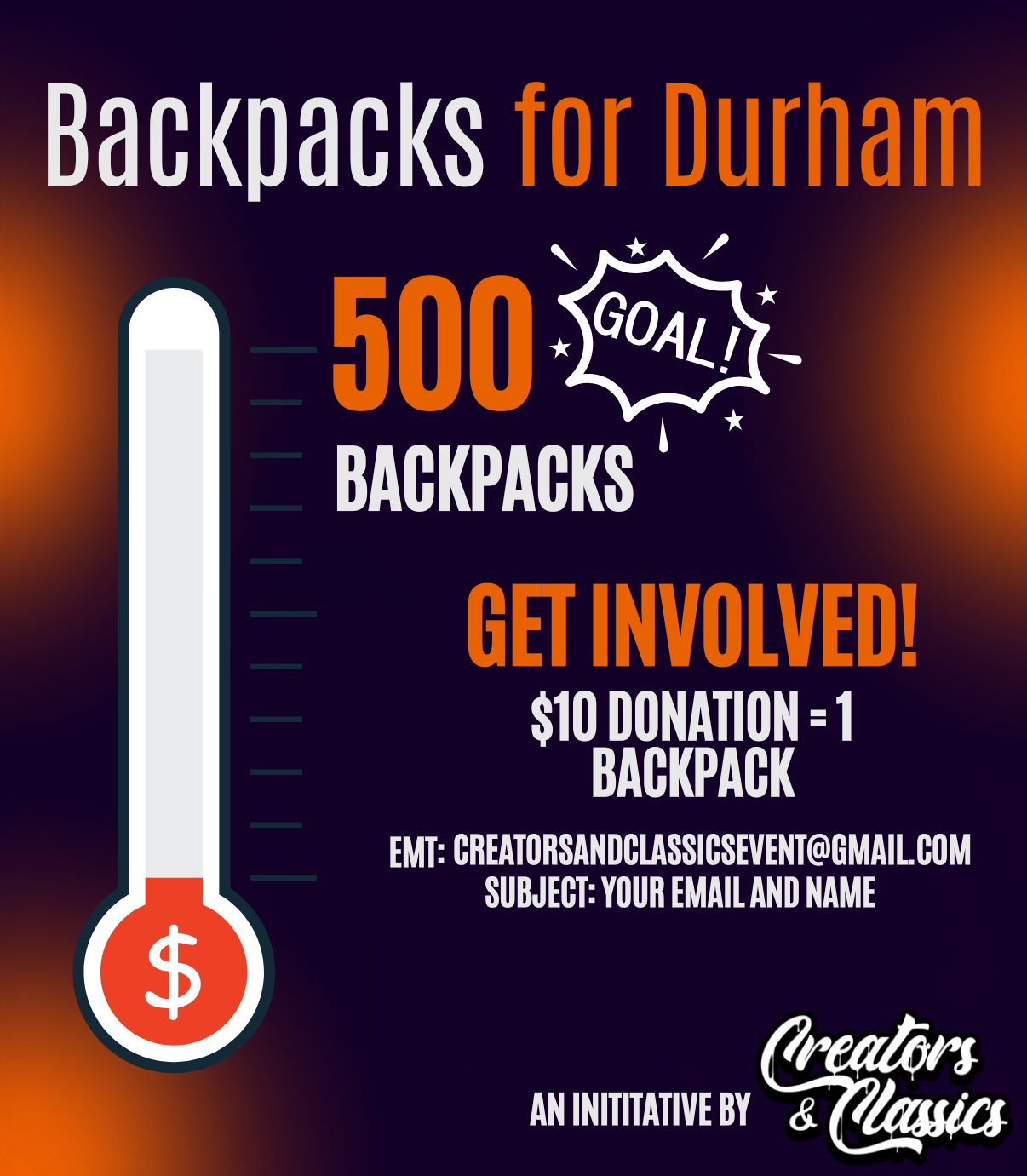 BACKPACKS FOR DURHAM